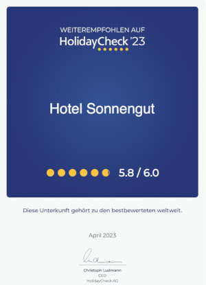 Hotel Sonnengut HolidayCheck ´23